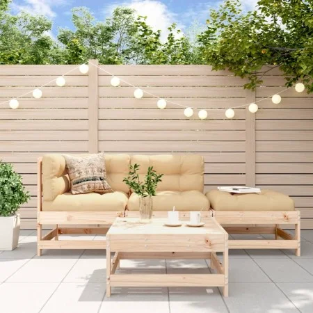 Juego de muebles de jardín 4 piezas madera maciza de pino de , Conjuntos de jardín - Ref: Foro24-3186494, Precio: 220,74 €, D...