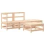 Juego de muebles de jardín 4 piezas madera maciza de pino de , Conjuntos de jardín - Ref: Foro24-3186494, Precio: 220,74 €, D...