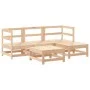 Juego de sofás de jardín 5 piezas madera maciza de pino de , Conjuntos de jardín - Ref: Foro24-3186172, Precio: 270,76 €, Des...