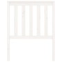 Solid white pine wood bed headboard 81x6x101 cm by , Headboards and footboards - Ref: Foro24-818496, Price: 44,37 €, Discount: %