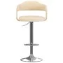 Küchenhocker 2 Stück Kunstleder gebogenes Holz creme von , Küchenhocker - Ref: Foro24-327337, Preis: 197,42 €, Rabatt: %