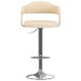 Küchenhocker 2 Stück Kunstleder gebogenes Holz creme von , Küchenhocker - Ref: Foro24-327337, Preis: 200,55 €, Rabatt: %