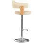 Küchenhocker 2 Stück Kunstleder gebogenes Holz creme von , Küchenhocker - Ref: Foro24-327337, Preis: 197,42 €, Rabatt: %