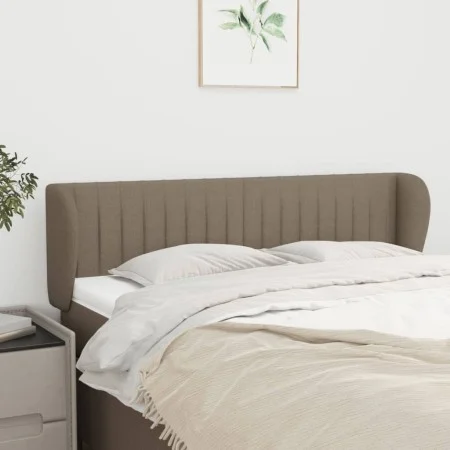 Kopfteil aus taupegrauem Stoff, 147 x 23 x 78/88 cm von , Kopf- und Fußteile - Ref: Foro24-3117384, Preis: 68,34 €, Rabatt: %