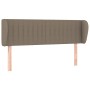 Kopfteil aus taupegrauem Stoff, 147 x 23 x 78/88 cm von , Kopf- und Fußteile - Ref: Foro24-3117384, Preis: 69,77 €, Rabatt: %