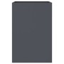 Jardinera acero gris antracita 52x48x75 cm en Maceteros y jardineras | Comprar online en Foro24