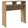 Mesa consola madera de ingeniería roble artesanal 78x30x80 cm en Mesas auxiliares | Comprar online en Foro24