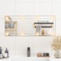 Rectangular wall mirror with glass LED lights 30x80 cm by , Mirrors - Ref: Foro24-3189150, Price: 48,52 €, Discount: %