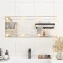 Rectangular wall mirror with glass LED lights 30x80 cm by , Mirrors - Ref: Foro24-3189150, Price: 47,57 €, Discount: %