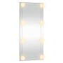 Rectangular wall mirror with glass LED lights 30x80 cm by , Mirrors - Ref: Foro24-3189150, Price: 48,52 €, Discount: %