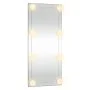 Rectangular wall mirror with glass LED lights 30x80 cm by , Mirrors - Ref: Foro24-3189150, Price: 47,57 €, Discount: %