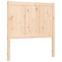 Single bed frame with solid wood headboard by , Beds and slatted bases - Ref: Foro24-3194206, Price: 91,11 €, Discount: %