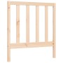 Single bed frame with solid wood headboard by , Beds and slatted bases - Ref: Foro24-3193751, Price: 89,58 €, Discount: %