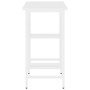 MDF and white metal computer desk 80x40x72 cm by , Desks - Ref: Foro24-20555, Price: 60,86 €, Discount: %