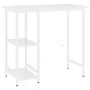 Computertisch aus MDF und weißem Metall, 80 x 40 x 72 cm von , Schreibtische - Ref: Foro24-20555, Preis: 59,87 €, Rabatt: %