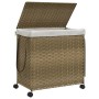 Wäschekorb mit Rattanrädern 60x35x60,5 cm von , Wäschekörbe - Ref: Foro24-372039, Preis: 98,58 €, Rabatt: %