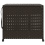 Wäschekorb mit Rattanrädern in dunkelbraun 66x35x60 cm. von , Wäschekörbe - Ref: Foro24-372045, Preis: 93,71 €, Rabatt: %
