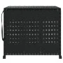 Cesto para ropa sucia con ruedas ratán negro 66x35x60 cm de , Cestas para ropa - Ref: Foro24-372047, Precio: 92,42 €, Descuen...