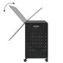 Cesto para ropa sucia con ruedas ratán negro 66x35x60 cm by , Laundry baskets - Ref: Foro24-372047, Price: 83,20 €, Discount: %
