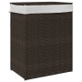 Wäschekorb mit dunkelbraunem Rattan-Deckel 46x33x60 cm. von , Wäschekörbe - Ref: Foro24-372030, Preis: 56,76 €, Rabatt: %
