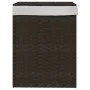 Wäschekorb mit dunkelbraunem Rattan-Deckel 46x33x60 cm. von , Wäschekörbe - Ref: Foro24-372030, Preis: 59,05 €, Rabatt: %