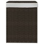 Wäschekorb mit dunkelbraunem Rattan-Deckel 46x33x60 cm. von , Wäschekörbe - Ref: Foro24-372030, Preis: 56,76 €, Rabatt: %
