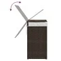 Wäschekorb mit dunkelbraunem Rattan-Deckel 46x33x60 cm. von , Wäschekörbe - Ref: Foro24-372030, Preis: 59,05 €, Rabatt: %
