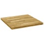 Solid oak wood square table top 44 mm thick 80x80 cm by vidaXL, Table tops - Ref: Foro24-245999, Price: 219,94 €, Discount: %