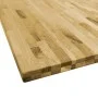 Solid oak wood square table top 44 mm thick 80x80 cm by vidaXL, Table tops - Ref: Foro24-245999, Price: 180,35 €, Discount: %