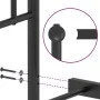 Estructura de cama con cabecero metal negro 120x190 cm de , Camas y somieres - Ref: Foro24-374336, Precio: 87,10 €, Descuento: %
