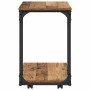 Mesa lateral con estante Madera vieja 50 x 35 x 55.5 cm en Mesas auxiliares | Comprar online en Foro24