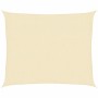 Toldo de vela crema HDPE 160 g/m² 2,5x3 m