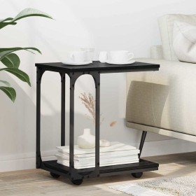 Mesa lateral Roble Negro 50 x 35 x 55.5 cm Madera de ingeniería en Mesas auxiliares | Comprar online en Foro24