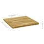 Solid oak wood square table top 44 mm thick 80x80 cm by vidaXL, Table tops - Ref: Foro24-245999, Price: 180,35 €, Discount: %