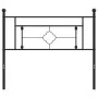 Kopfteil aus schwarzem Metall, 107 cm von , Kopf- und Fußteile - Ref: Foro24-374369, Preis: 29,20 €, Rabatt: %