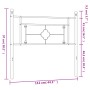 Kopfteil aus schwarzem Metall, 107 cm von , Kopf- und Fußteile - Ref: Foro24-374369, Preis: 29,58 €, Rabatt: %