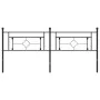 Cabecero de metal negro 193 cm de , Cabeceros y pies de cama - Ref: Foro24-374376, Precio: 41,16 €, Descuento: %