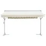 Independent awning 4x3 m cream color by vidaXL, Umbrellas - Ref: Foro24-143745, Price: 387,82 €, Discount: %