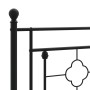 Kopfteil aus schwarzem Metall, 193 cm von , Kopf- und Fußteile - Ref: Foro24-374376, Preis: 41,76 €, Rabatt: %