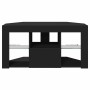 Armario LED para TV de Esquina Negro 101 x 40 x 50 cm en Muebles TV | Comprar online en Foro24