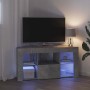 Armario LED para TV de Esquina Gris Concreto 103 x 40 x 50 cm en Muebles TV | Comprar online en Foro24