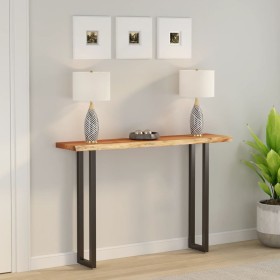 Rechteckiges Akazienholz-Brett mit lebendigem Rand 140x30x2,5 cm. von , Tischplatten - Ref: Foro24-370243, Preis: 64,76 €, Ra...