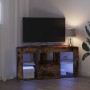 Armario LED para TV de Esquina Roble ahumado 105 x 40 x 50 cm en Muebles TV | Comprar online en Foro24