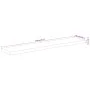 Rechteckiges Akazienholz-Brett mit lebendigem Rand 140x30x2,5 cm. von , Tischplatten - Ref: Foro24-370243, Preis: 64,87 €, Ra...