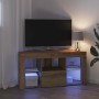 Armario LED para TV de Esquina Roble artesanal 108 x 40 x 50 cm en Muebles TV | Comprar online en Foro24
