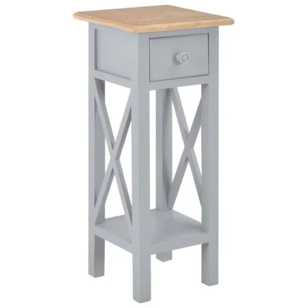 Mesa auxiliar de madera gris 27x27x65,5 cm de vidaXL, Mesas auxiliares - Ref: Foro24-280058, Precio: 77,84 €, Descuento: %