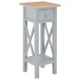Mesa auxiliar de madera gris 27x27x65,5 cm de vidaXL, Mesas auxiliares - Ref: Foro24-280058, Precio: 77,84 €, Descuento: %
