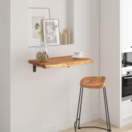 Estante pared rectangular madera acacia borde vivo 60x40x2,5 cm by , Table tops - Ref: Foro24-370248, Price: 60,77 €, Discoun...