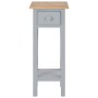 Gray wooden side table 27x27x65.5 cm by vidaXL, Side tables - Ref: Foro24-280058, Price: 71,50 €, Discount: %