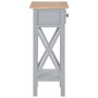 Gray wooden side table 27x27x65.5 cm by vidaXL, Side tables - Ref: Foro24-280058, Price: 71,50 €, Discount: %